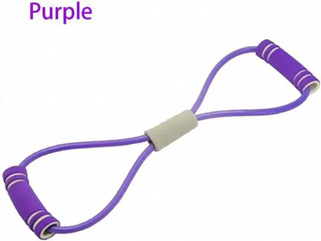 Alt view image 3 of 7 - Yoga Fitness Resistance Bands Figure-of-Eight Chest Expander Elastic Muscle Training,Gym Equipment Fitness Rubber Bands Sports Elastic Bodybuilding Training