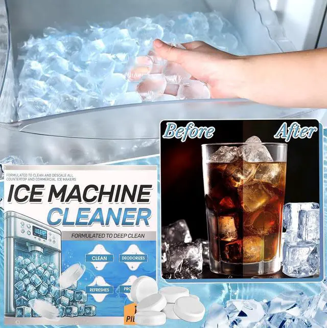 Alt view image 4 of 6 - 3 Pack 36 Pcs Ice Machine Cleaner Tablets Descaler, Clean Tablets for Ice Makers, Scale Remover for Countertop, Deep Cleaning, Remove Odor