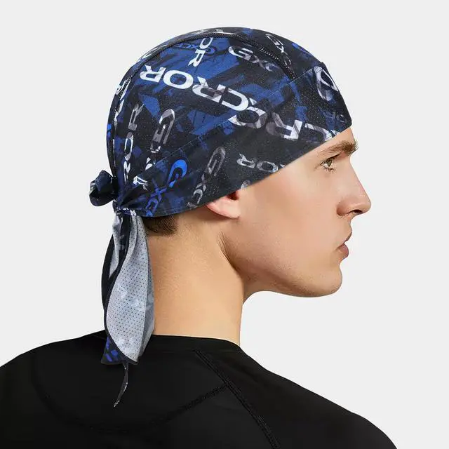 Alt view image 6 of 7 - GXCROR Sports Bandanas Cap Skull Caps for Men Breathable Women Skull Cap Helmet Liner