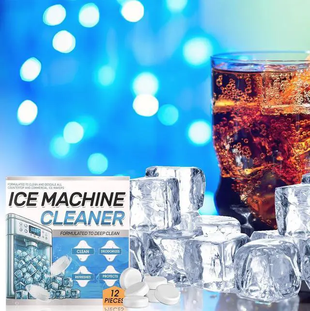 Alt view image 6 of 6 - 3 Pack 36 Pcs Ice Machine Cleaner Tablets Descaler, Clean Tablets for Ice Makers, Scale Remover for Countertop, Deep Cleaning, Remove Odor