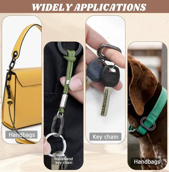Alt view image 6 of 7 - Oval Carabiner Clip