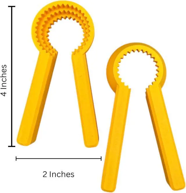 Alt view image 2 of 7 - 2-pack Accessible Bottle Opener for Pill Water Bottles 3D Printed Grip Aid Gift for Senior, Arthritis & Limited Mobility, Twist-Off, Rheumatoid Arthritis, Bottle Gripper Made in USA