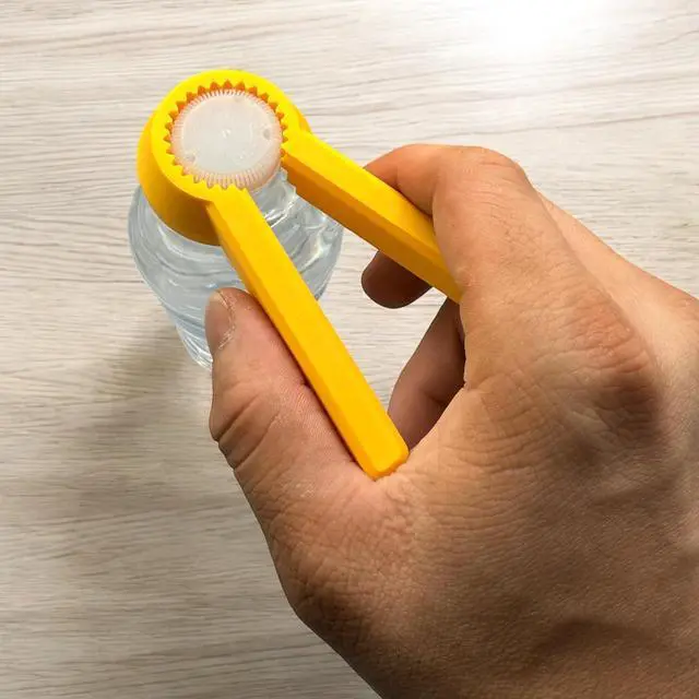 Alt view image 3 of 7 - 2-pack Accessible Bottle Opener for Pill Water Bottles 3D Printed Grip Aid Gift for Senior, Arthritis & Limited Mobility, Twist-Off, Rheumatoid Arthritis, Bottle Gripper Made in USA