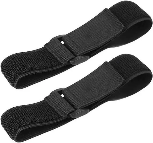 Main image of JKJF Cycling Safety Bind Pant Leg Bands Clip Strap Riding Fishing Elastic Ankle Leg Trousers Bind Pants Adjustable Magic Fastening Belt (12 inch length, 1 inch width, 2 Pcs)