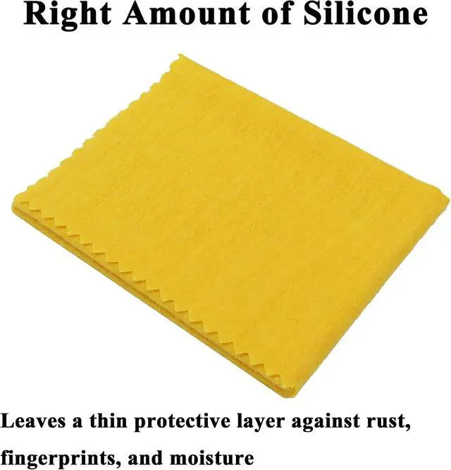 Alt view image 4 of 6 - Silicone Gun Cleaning Cloth, 7.87" x 7.87" Guns Cleaning Rags Reusable for Gun Cleaning/Polishing Silicon Rags/Rust Wipes