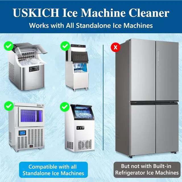 Alt view image 4 of 7 - Ice Machine Cleaner Descaler Tablets-36Pack Ice Maker Cleaner | Compatible with Frigidaire, Opal, GE Profile, Kitchenaid, Nickel Safe Scale Remover for Countertop, Nugget Ice Makers