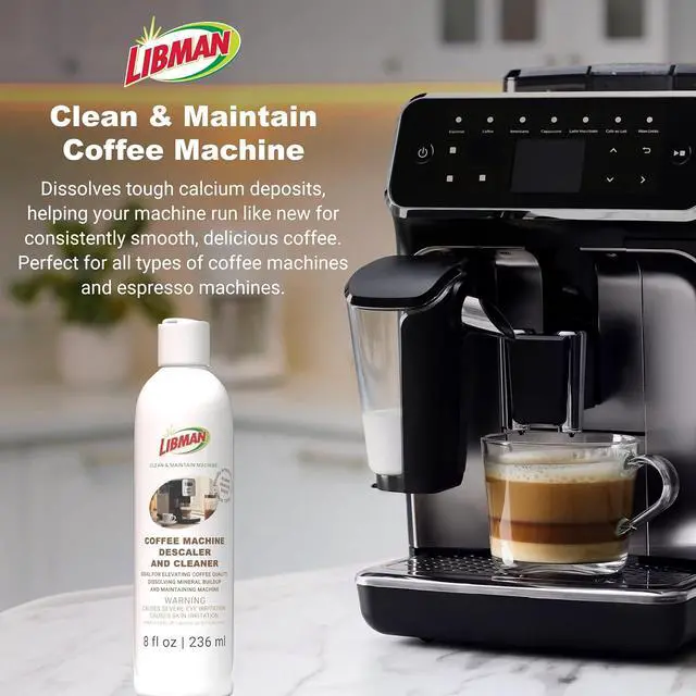 Alt view image 2 of 6 - Libman Liquids Coffee Machine Descaler and Cleaner