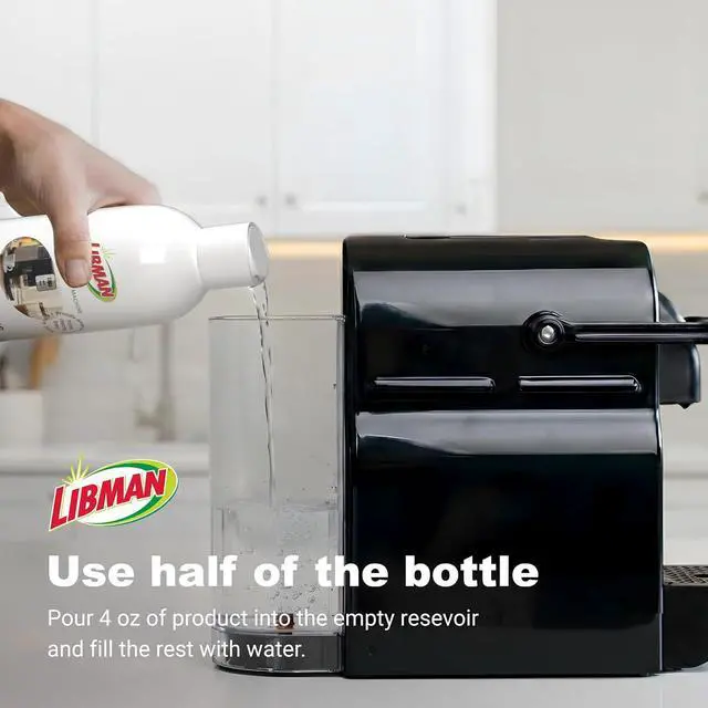 Alt view image 4 of 6 - Libman Liquids Coffee Machine Descaler and Cleaner