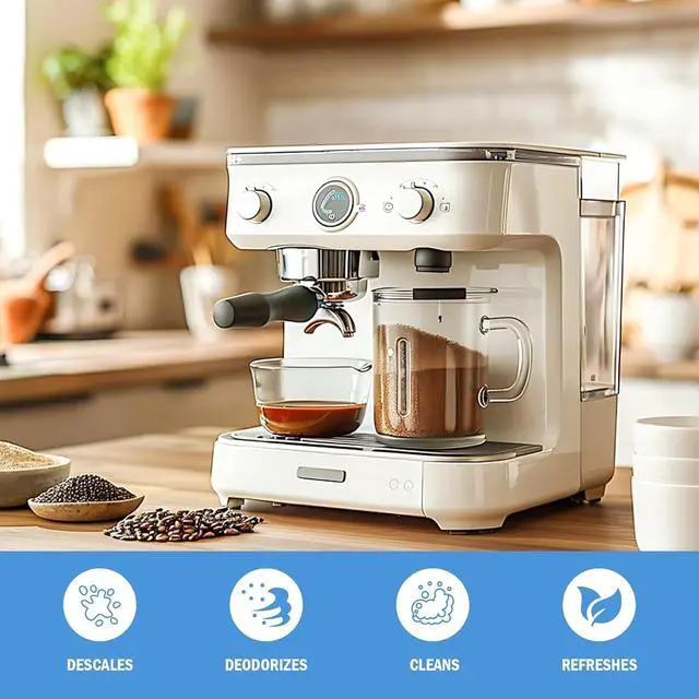 Alt view image 5 of 6 - 24-Pack Coffee Machine Cleaner Descaler Tablets, Descaling & Deep Cleaning Tabs for Coffee Pot & Coffe Machine, Effective Limescale Remover for Home, Office Use