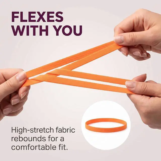 Alt view image 6 of 7 - 6 Pcs Colored Thin Elastic Headbands Skinny Stretchy Headbands for Women Girls Yoga Sports Hair Band with Non Slip Silicone Grip Athletic for Women Hair Accessories