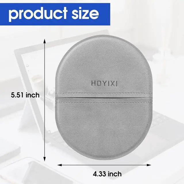 Alt view image 7 of 7 - HoYiXi Microfiber Screen Cleaning Cloth for Laptops, Computer, Tablets, TV, Cellphone, Camera,Kindle eReaders,iPad, iPhone, Mac Book, Car Screen,Monitors,Smartscreen,Premium Polishing Cloth,Grey