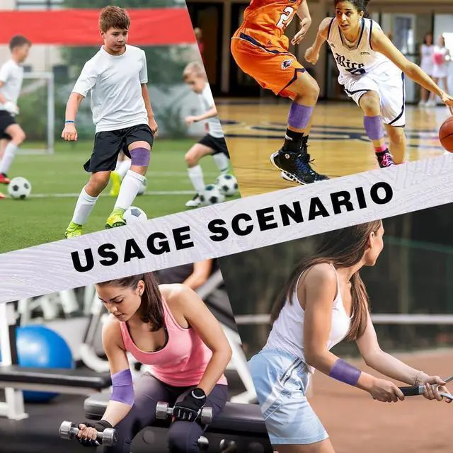 Alt view image 6 of 6 - Pre Wrap,Prewrap,Pre Wrap Athletic,Prewrap Athletic Tape,Pre Wrap for Hair Soccer,Prewrap Athletic Tape for Hair,Athletic Wrap,Soccer Pre Wrap,Pre Wrap Tape,Foam Wrap,Athletic Prewrap (Purple)