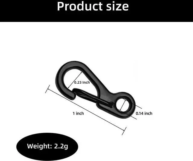 Alt view image 2 of 7 - Stainless steelMini SF Carabiner Clips Tiny Spring Snap Hook Keychain Clasps EDC Small Hanging Buckle for Backpack Camping Bottle Using Accessories Paracord Tactical Survival Gear4-PCS