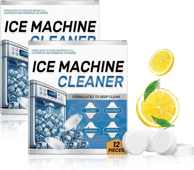 Main image of YIVANNUO Ice Machine Cleaner Maker Descaler - 24 Clean Tablets, Compatible with Opal, Kitchenaid, Nickel Safe Scale Remover for Countertop, Deep Cleaning, Remove odor, Bulk 1 Year Supply