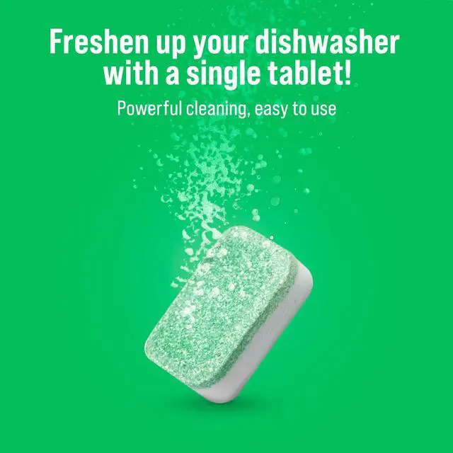 Alt view image 5 of 7 - Rockin' Green Dishwasher Cleaner Citrus Lime Tablets 8 Pack | Deep Cleaning, Deodorizing, for Dishwashers Washing Machines Garbage Disposals, Removes Odor and Residue