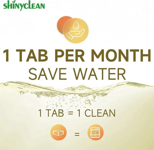 Alt view image 2 of 7 - Heavy Duty Dishwasher Cleaner & Deodorizer Tablets, 20g*12 Pack | 1 Year supply, dishwasher descaler, septic safe, removes limescale, hard water stains & bad odors to refresh your machine