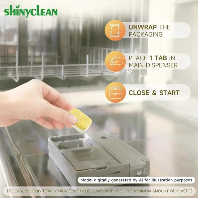 Alt view image 5 of 7 - Heavy Duty Dishwasher Cleaner & Deodorizer Tablets, 20g*12 Pack | 1 Year supply, dishwasher descaler, septic safe, removes limescale, hard water stains & bad odors to refresh your machine