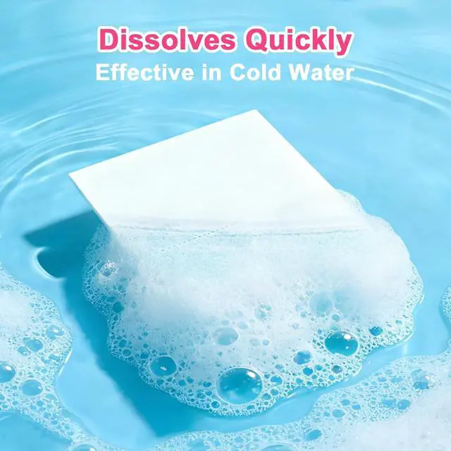 Alt view image 7 of 7 - YUCO Laundry Detergent Sheets Berry Scent 80 Loads Eco Laundry Soap Washer Sheet, Liquidless Washing Detergent Sheets for Laundry for Travel, Plastic Free, Hypoallergenic