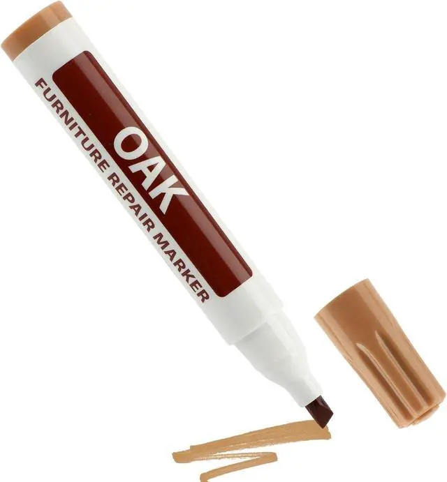 Main image of Furniture Markers Touch Up, Wood Repair Markers Wood Stain Touch-Up Marker Repair Pen for Stains, Scratches, Wooden Floors, Tables, Carpenters Simple Paint Fix(Color:Oak)