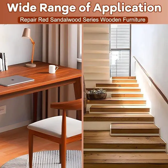 Alt view image 7 of 7 - Furniture Markers Touch Up, Wood Repair Markers Wood Stain Touch-Up Marker Repair Pen for Stains, Scratches, Wooden Floors, Tables, Carpenters Simple Paint Fix(Color:Oak)