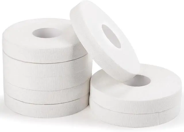 Main image of Pro Finger Sports Tape 8 Pack, 0.5 in x 45 Ft Finger Tape for BJJ, White | Athletic Tape Wrap for Judo, Jiu-Jitsu, Wrestling, Rock Climbing, Weightlifting