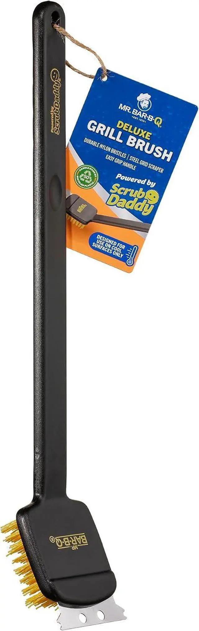 Main image of Mr. Bar-B-Q 18 Deluxe Grill Brush Powered by Scrub Daddy