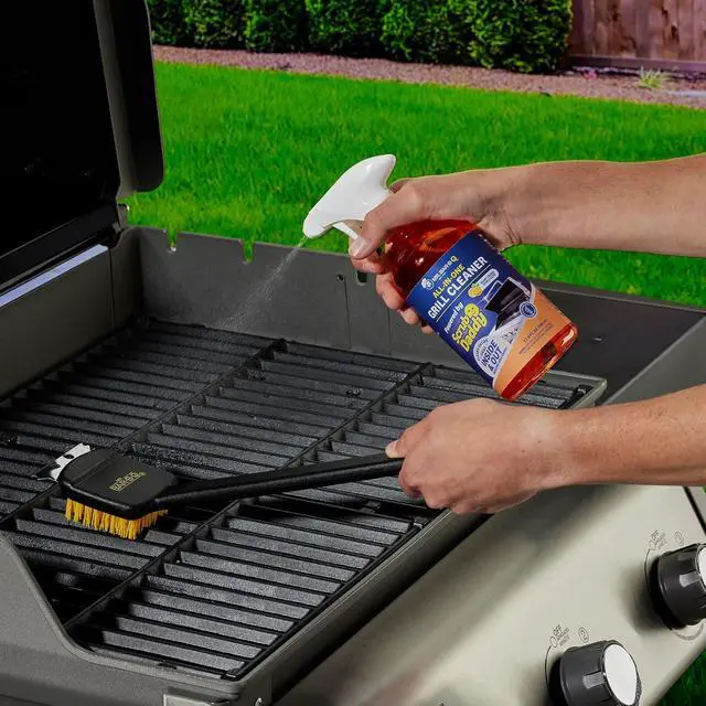 Alt view image 3 of 7 - Mr. Bar-B-Q 18 Deluxe Grill Brush Powered by Scrub Daddy