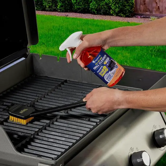 Alt view image 4 of 7 - Mr. Bar-B-Q 18 Deluxe Grill Brush Powered by Scrub Daddy