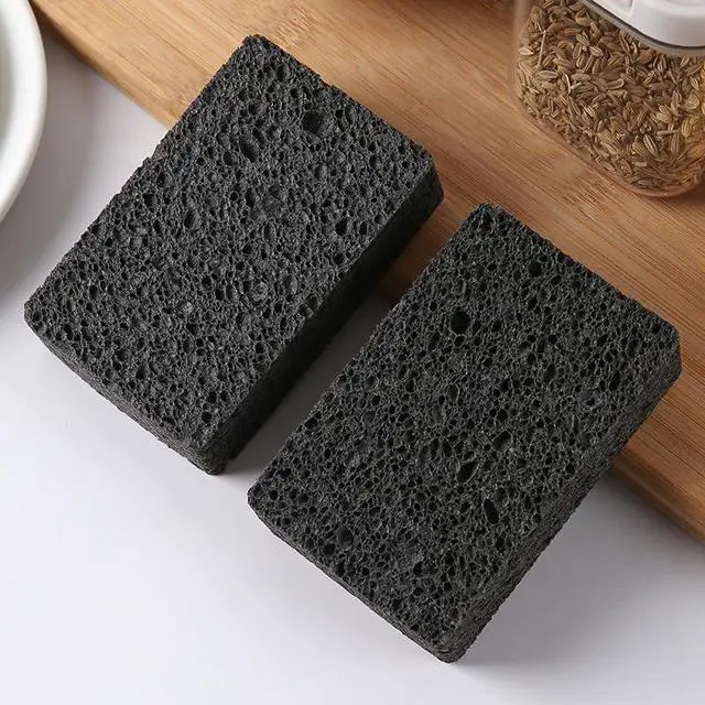 Alt view image 4 of 7 - 6 - Pack Non-Scratch Scrub Sponges - Sponge for Dishes and Washing Dishes, Cleaning Pads for Kitchen Home and MoreBlack