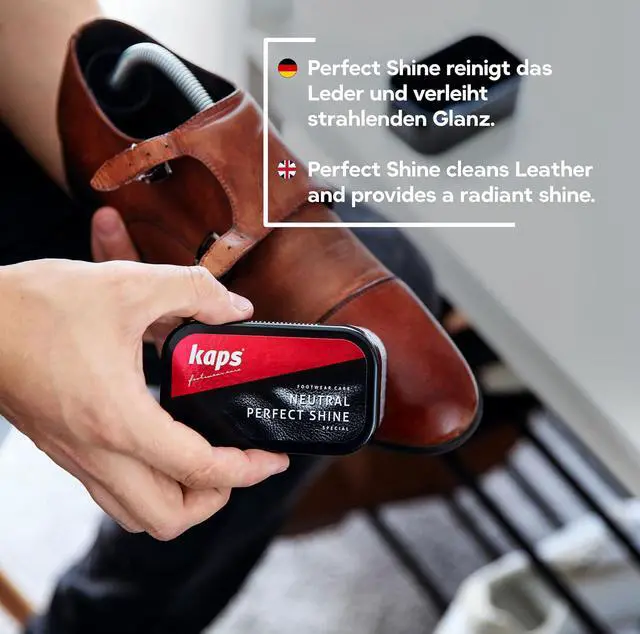 Alt view image 5 of 7 - Kaps Shoe Polish Sponge Gives Instant Gloss, For Leather Shoes Boots Bags, Perfect Shine