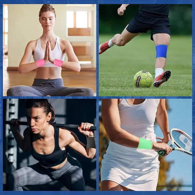 Alt view image 6 of 7 - 9 Pack Pre Wrap Tape, 9 Colors 2.76 Inch x 11 Yards Prewrap Athletic Tape | Pre Wrap Foam Underwrap Tape, Soccer Pre Wrap Tape, Prewrap Tape for Hair, Wrists, Hands, Ankles, Knees