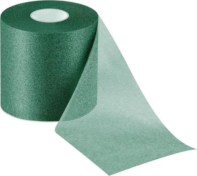 Main image of Nuanchu 30 Yards Prewrap Athletic Tape Foam Underwrap Sports, Dark Green | Underwrap Tape Foam, Underwrap Bandage, For Wrists, Hair Ties, Ankles, Knees, Elbows, 2.76" Wide Foam Roll, No Sticky Residue