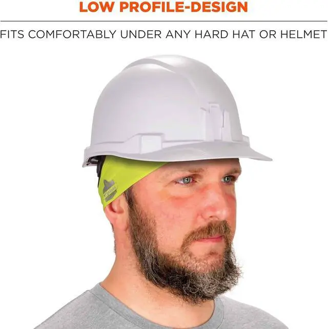 Alt view image 5 of 7 - Ergodyne Chill-Its 6634 Cooling Headband, Sports Headbands for Men and Women, Moisture Wicking