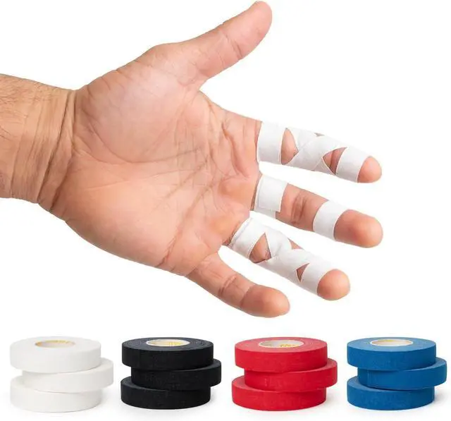 Main image of Gold BJJ Jiu Jitsu Tape - Strong Athletic Finger Tape, 1/2" x 30' - Protect Fingers and Toes in MMA, Judo, Wrestling, Martial Arts, Rock Climbing