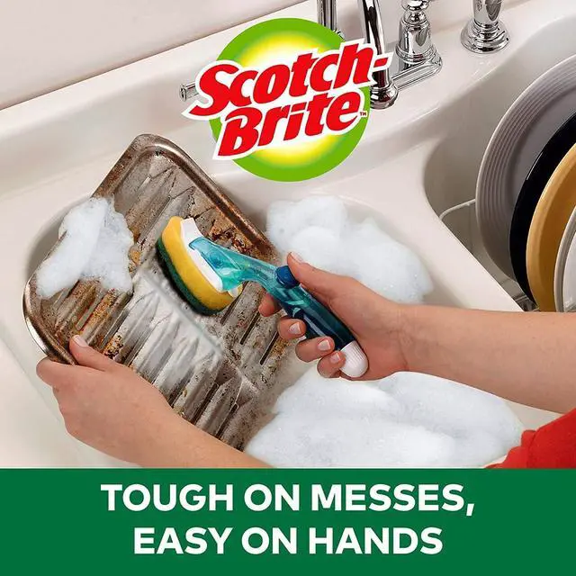 Alt view image 3 of 4 - Scotch-Brite Heavy Duty Dishwand Refill, 4-Refills