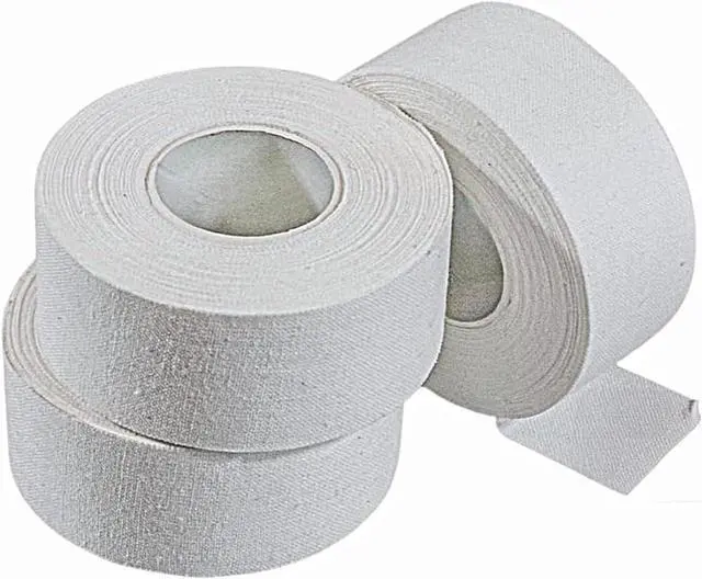Main image of Vakly Athletic Tape 1 in x 10 yd (3 Pack) Porous Breathable Cloth Sports Tape for Athletic Training, Muscle & Joint Support, Medical Adhesive Tape for Wrists, Ankles & Injuries
