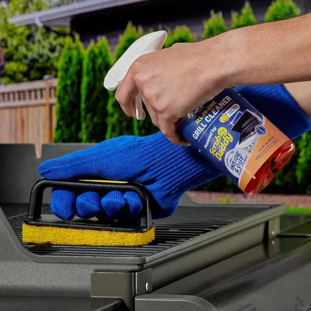 Alt view image 4 of 6 - Mr. Bar-B-Q Grill Scrubber Brush Set Powered by Scrub Daddy