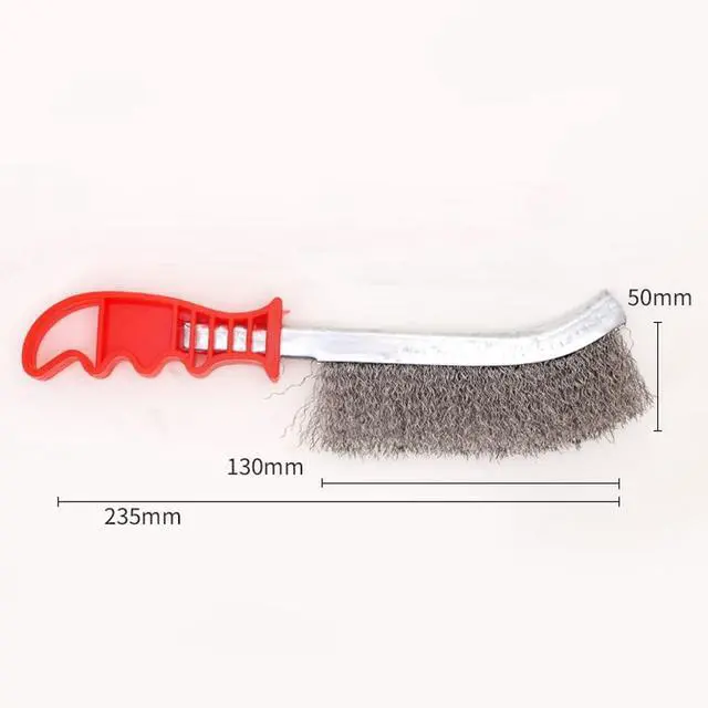 Alt view image 7 of 7 - Grill Brush and Scraper with Handle, BBQ Grill Cleaning Brush for Grill Wizard Grate Cleaner, Safe Wire Stainless Steel BBQ Brush, Grill Cleaner