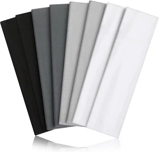 Main image of Headbands for Women 8PCS, Summer-Exclusive Elastic Non Slip Hair Head Bands | Sweatbands head bands for women's hair, Soft Running Fashion Headband for Men & Women for Working Out, Travel, Daily Use