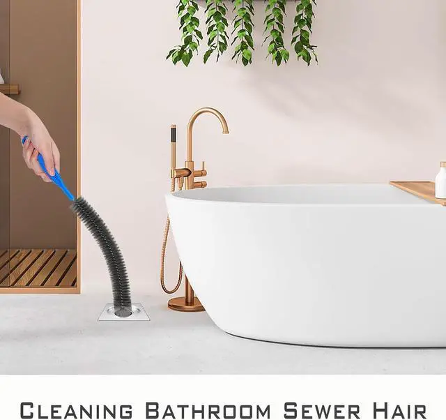 Alt view image 2 of 6 - Drain Brush and Drain Cleaner Sink Snake Tools | Flexible Drain Hair Drain Clog Remover Tool, Long Pipe Drain Cleaning Brush, For Drain Flies, For Home Sink Overflow