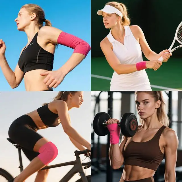 Alt view image 6 of 7 - NUITPY 6 Pack Athletic Tape, Pink Sports Tape, Easy Tear Wrist Tape | Strong Adhesion Tapes for Boxing, Gymnastics, Hockey, Soccer, Lacrosse and First Aid(1.5in x 138ft Total)