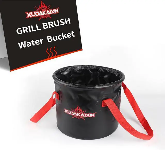 Main image of XUDAKAIXIN Grill Brush Dunk Tank,Collapsible Water Bucket for Grill Cleaning,(Only Water Bucket No Grill Brush)
