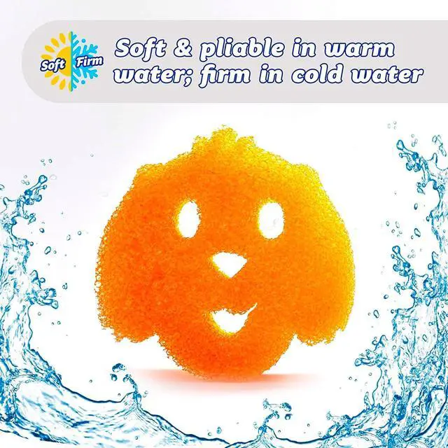 Alt view image 4 of 7 - Scrub Daddy Special Edition Pets Dog - Scratch-Free Multipurpose Dish Sponge - BPA Free & Made with Polymer Foam - Stain & Odor Resistant Kitchen Sponge (1ct)