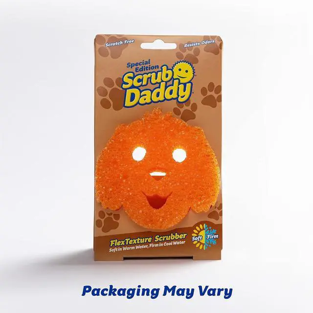Alt view image 2 of 7 - Scrub Daddy Special Edition Pets Dog - Scratch-Free Multipurpose Dish Sponge - BPA Free & Made with Polymer Foam - Stain & Odor Resistant Kitchen Sponge (1ct)