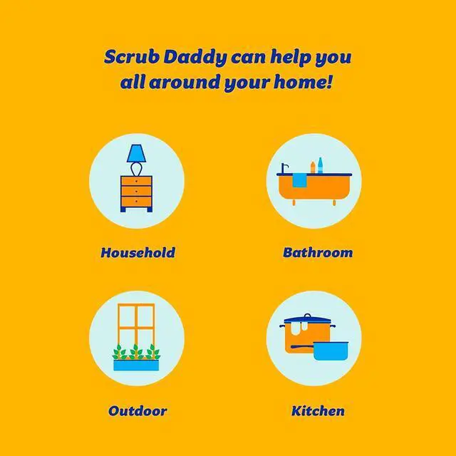 Alt view image 5 of 7 - Scrub Daddy Special Edition Pets Dog - Scratch-Free Multipurpose Dish Sponge - BPA Free & Made with Polymer Foam - Stain & Odor Resistant Kitchen Sponge (1ct)