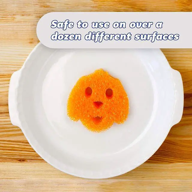 Alt view image 7 of 7 - Scrub Daddy Special Edition Pets Dog - Scratch-Free Multipurpose Dish Sponge - BPA Free & Made with Polymer Foam - Stain & Odor Resistant Kitchen Sponge (1ct)