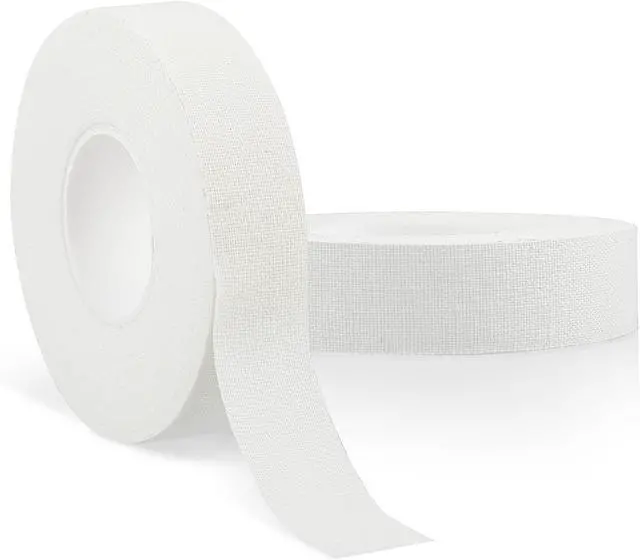 Alt view image 2 of 7 - COMNICO Finger Tape, White Extra Strong 0.6-Inch x 32-feet Athletic Tape for Fingers Feet Sweat Volleyball Finger Tape for Outdoor Sports Climbing Football (2)
