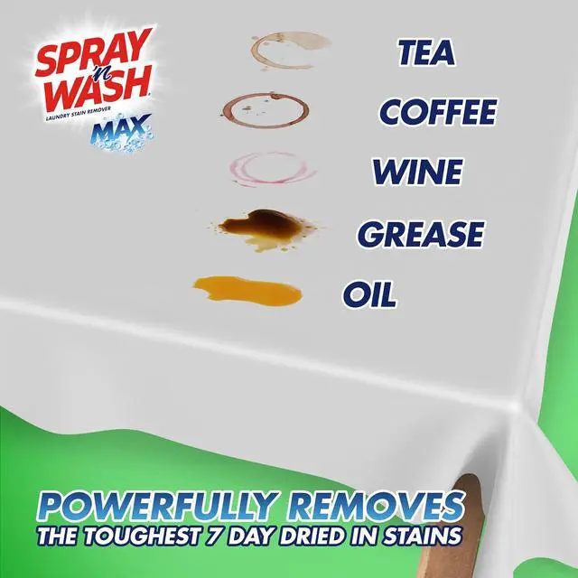 Alt view image 4 of 6 - Spray N Wash Max Stain Remover Spray, Laundry Pre-Treat for Tough Stains, 16oz