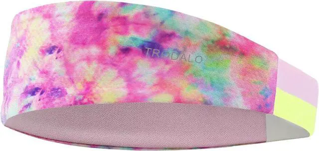 Main image of Kids Sports Headbands for Girls Boys, Moisture Wicking Sweatbands | Lightweight, stretchy & non-slip cooling hairbands for kids, colorful design, for soccer, basketball, running, tennis, school