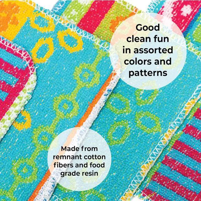 Alt view image 6 of 7 - Skoy Scrub, 2-pack Reusable, Non-Scratching Dish Scrubber for Kitchen and Household Cleaning, Planet-Friendly, Dishwasher Safe Soft Scrub, Monochromatic Colors